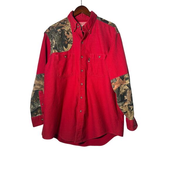 Riverside FR Apparel Other - Riverside Protective Apparel FR Shirt Mens XL Red LS Button Down Heavy Workwear